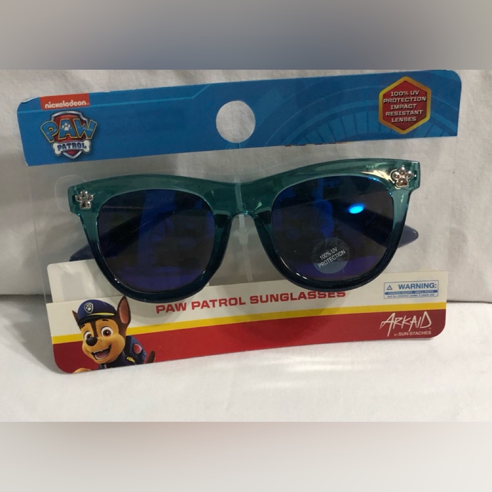 paw patrol boy’s  Sunglasses 100% UV protection green blue.3+